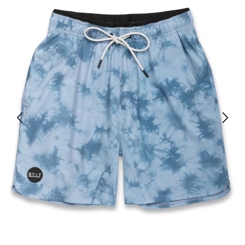 BYLT Sky-Blue-Cloud Activewear Shorts in Medium. **NEVER WORN**